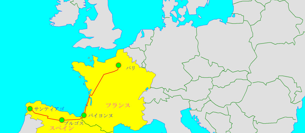 ヨーロッパ地図１