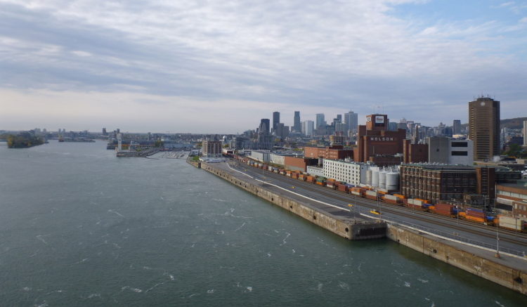 セントローレンス川とモントリオール市