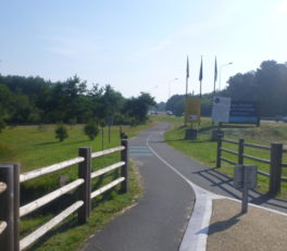 クロウエイ町のサイクリングロード4