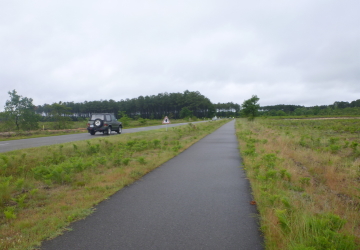 パレンティ・ザン・ボーン町のサイクリングロード