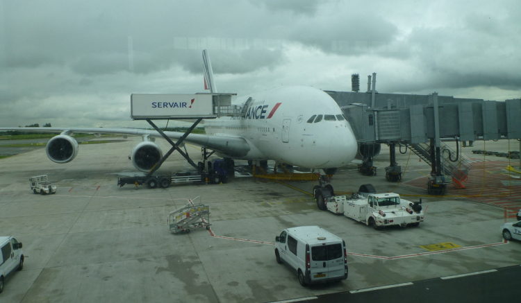 パリのドゴール空港