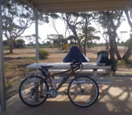 Caigana西のキャンプ場