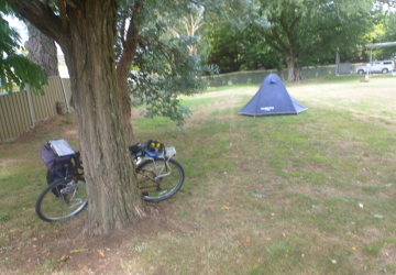 Blayney町のキャンプ場