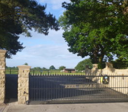 Cliffe町のキャンプ場