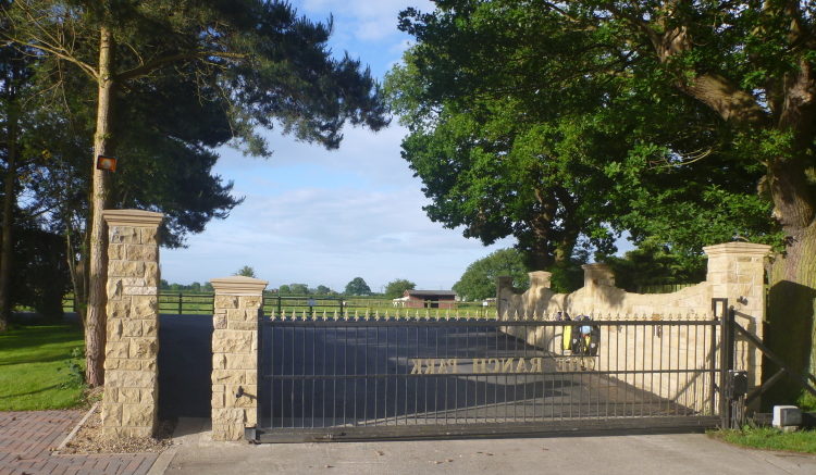 Cliffe町のキャンプ場